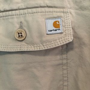 Carhartt, Cargo skirt, khaki Size 12, rugged and cute!